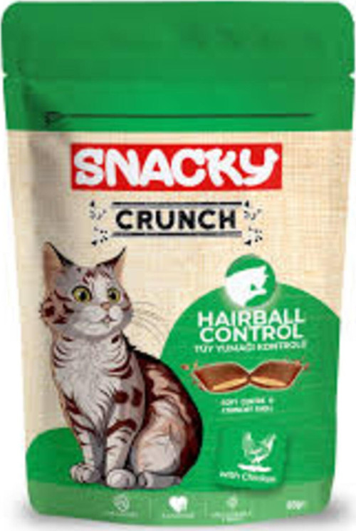 Kedi Crunch Ödül Hairball Cont.Tavuk