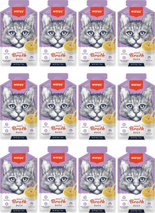 Ördekli Tahılsız Kedi Çorbası 50Gr - 12 Adet