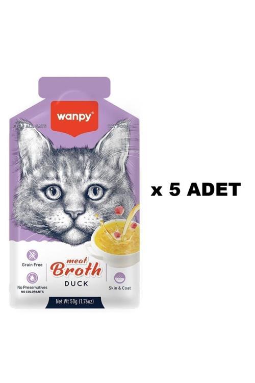 Kediler İçin Ördek Eti Çorbası 50 Gr X 5 Adet