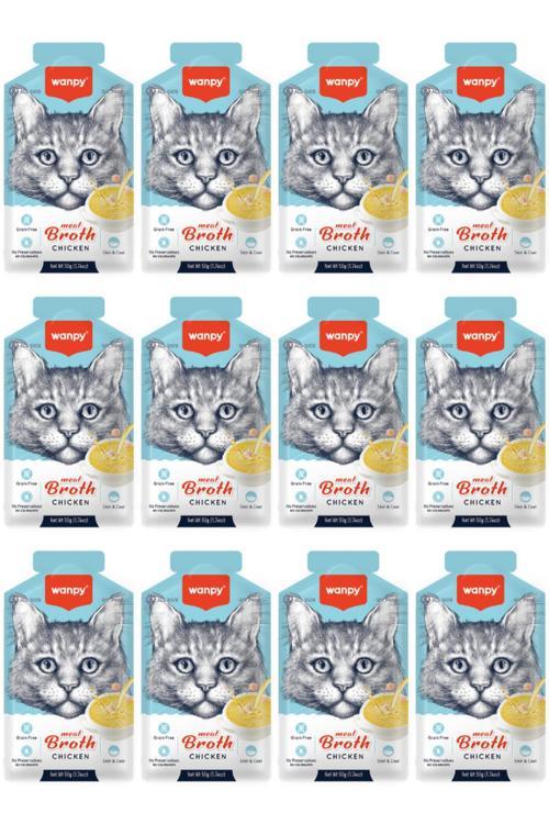 Tavuklu Tahılsız Kedi Çorbası 50Gr - 12 Adet