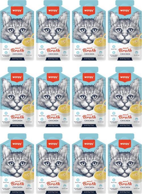 Tavuklu Tahılsız Kedi Çorbası 50Gr - 12 Adet