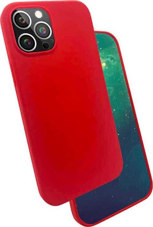 İphone 12 Pro Max Uyumlu Zore Silk Silikon-Kırmızı