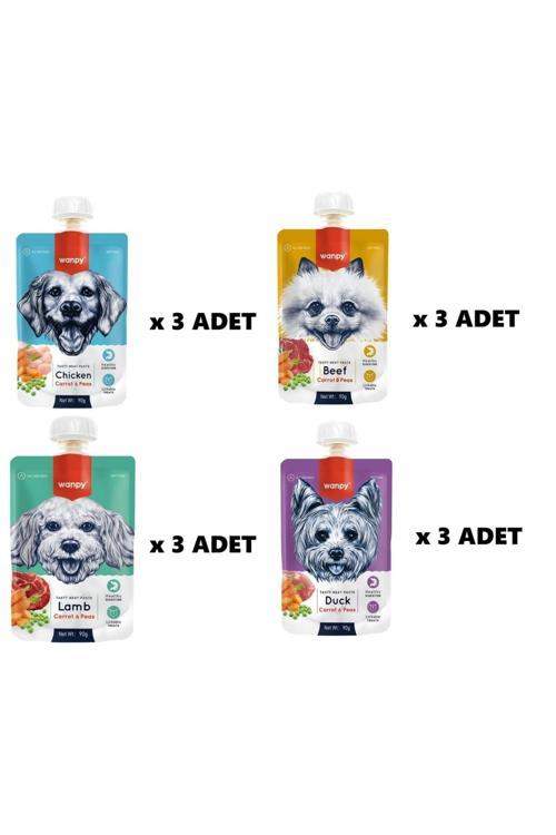 Premium 4’ Lü Lezzetli Köpek Ödülü Seti