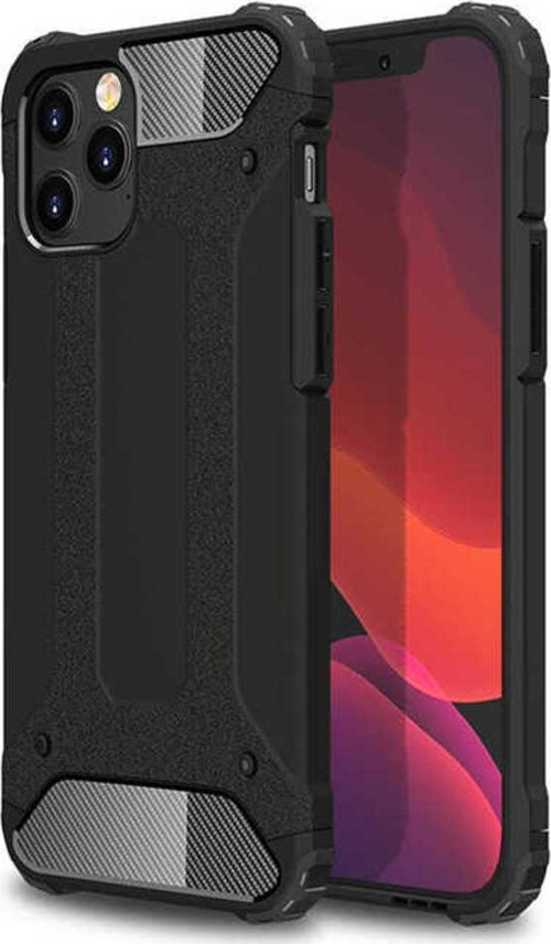 İphone 12 Pro Max Uyumlu Zore Crash Silikon Kılıf-Siyah