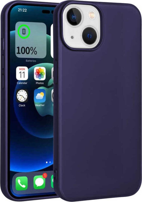 İphone 14 Uyumlu Zore Premier Silikon Kılıf-Lacivert