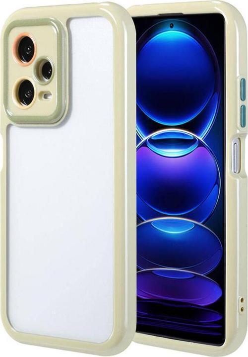 Xiaomi Redmi Note 12 Pro 5G Kılıf Kamera Korumalı Renkli Kenar Ve Çerçeve Tasarımlı Zore Vitamin Kap