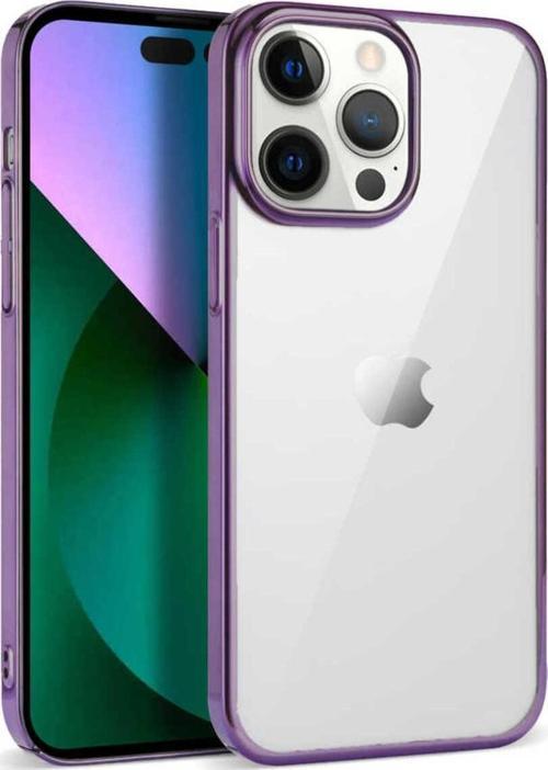 İphone 14 Pro Uyumlu Zore Pixel Kılıf-Derin Mor