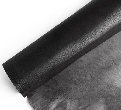 Lüks Fransız Keçi Derisi Güderi Siyah 40 Desi