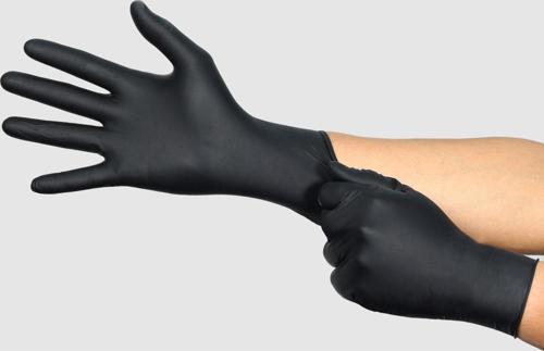 94-242, MICROFLEX Antisatik Siyah Nitril Eldiven M Beden (100’lü Paket)