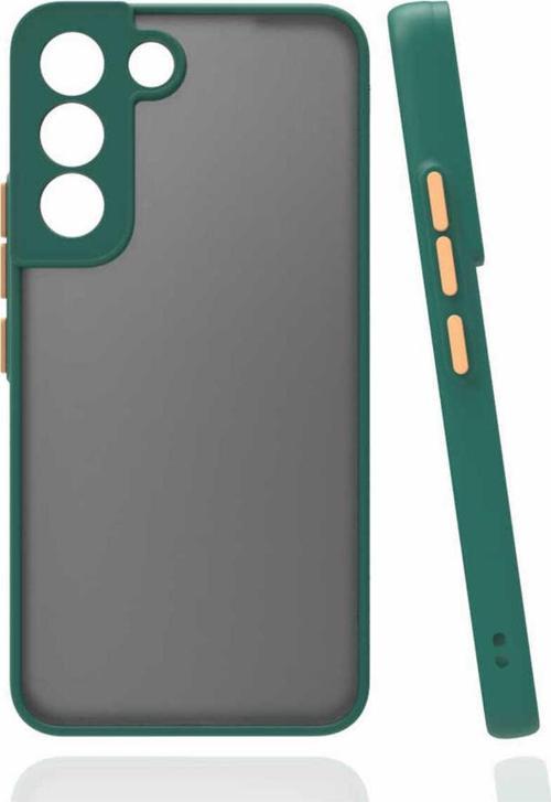 Galaxy S22 Plus Uyumlu Zore Hux Kılıf-Koyu Yeşil