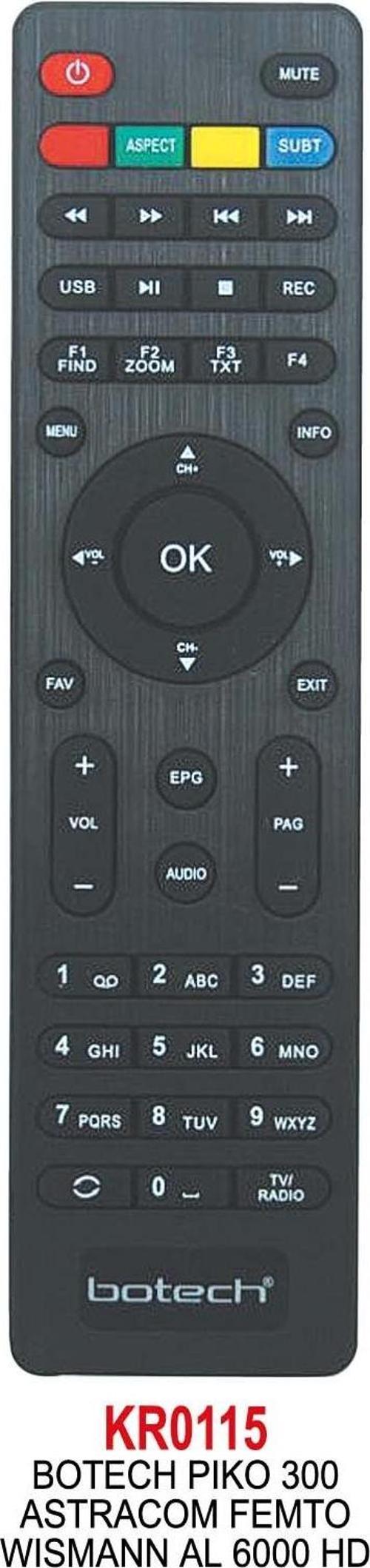 WISMANN AL 6000 HD UYDU KUMANDA