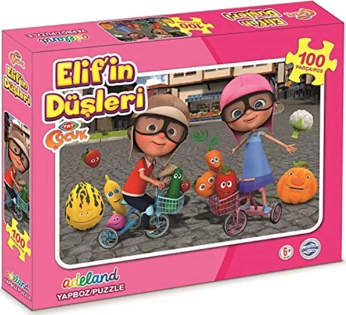 KS Elif'in Düşleri 100 Parça Puzzle Kız Erkek Çocuk Oyuncak Eğitici Oyuncaklar