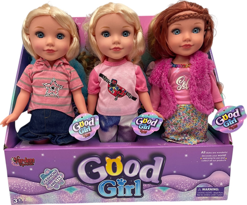 WG-36001 MÜZİKLİ 36CM GOOD GIRL BEBEK Kız Erkek Çocuk Oyuncak Eğitici Oyuncaklar