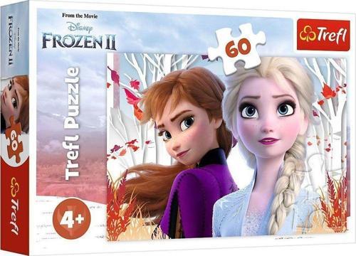PUZZLE-17333 Frozen 2 60 Parça Puzzle Kız Erkek Çocuk Oyuncak Eğitici Oyuncaklar