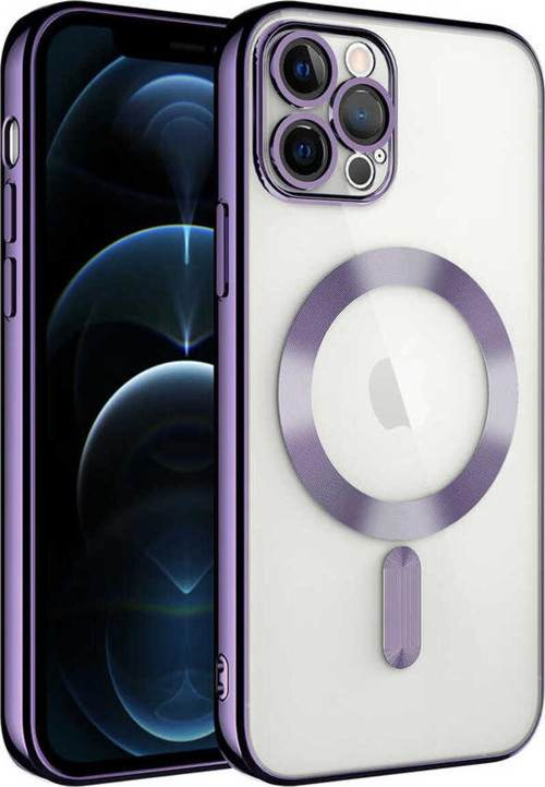 İphone 13 Pro Max Uyumlu Kamera Korumalı Magsafe Wireless Şarj Özellikli Demre Kılıf-Deri