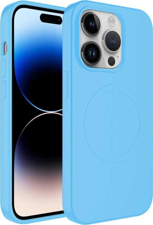 İphone 13 Pro Max Uyumlu Magsafe Wireless Şarj Özellikli Pastel Renk Silikon Plas Kılıf-M