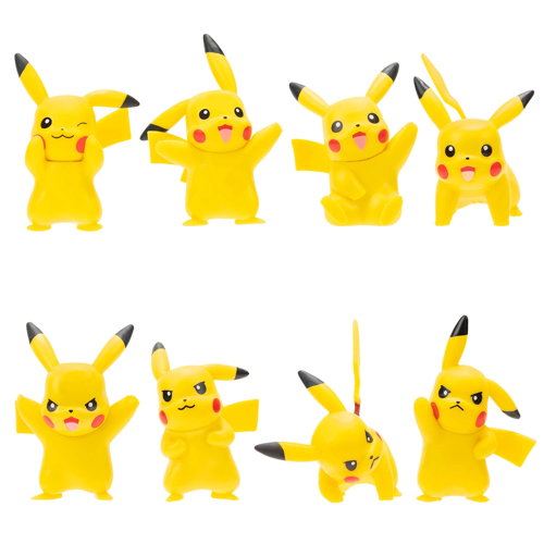 Pokemon Battle 8'li Figür Seti Pikachu Kız Erkek Çocuk Oyuncak Eğitici Oyuncaklar
