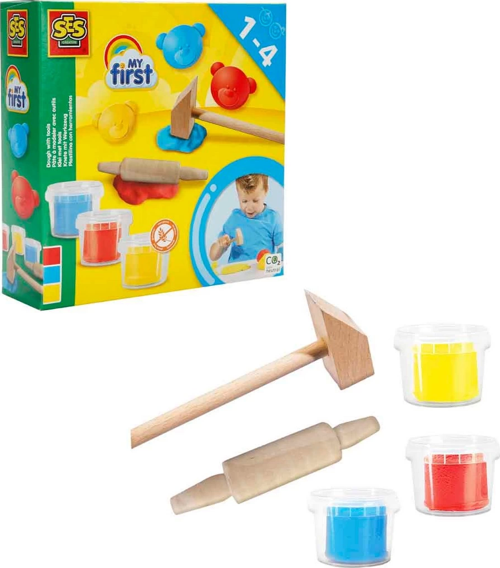 Aletli Oyun Hamur Seti 3x90 gr Kız Erkek Çocuk Oyuncak Eğitici Oyuncaklar