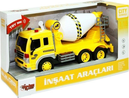 WY310B-C-D 1:16 Sürtmeli Sesli Işıklı Damperli Kamyon Kız Erkek Çocuk Oyuncak Eğitici Oyuncaklar
