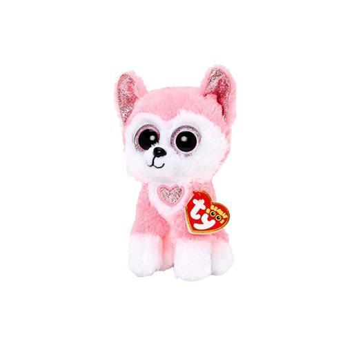 TY Beanie Hunk Husky Pink Reg Kız Erkek Çocuk Oyuncak Eğitici Oyuncaklar