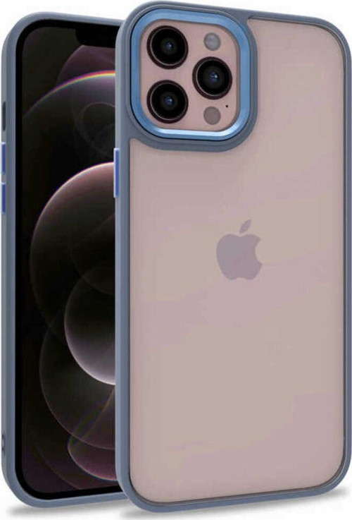 İphone 12 Pro Max Uyumlu Zore Flora Kılıf-Sierra Mavi
