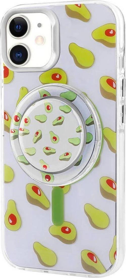 İphone 11 Zore Magsafe Şarj Özellikli Tak-Çıkar Pop Soketli Zore Tiktok Kılıf-Yeşil