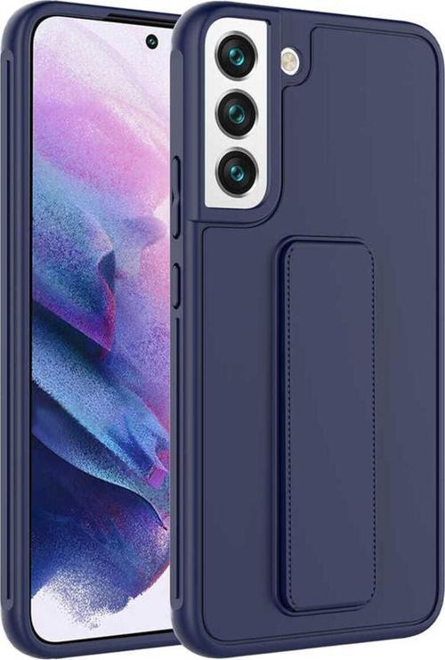 Galaxy S22 Plus Uyumlu Zore Qstand Kılıf-Lacivert