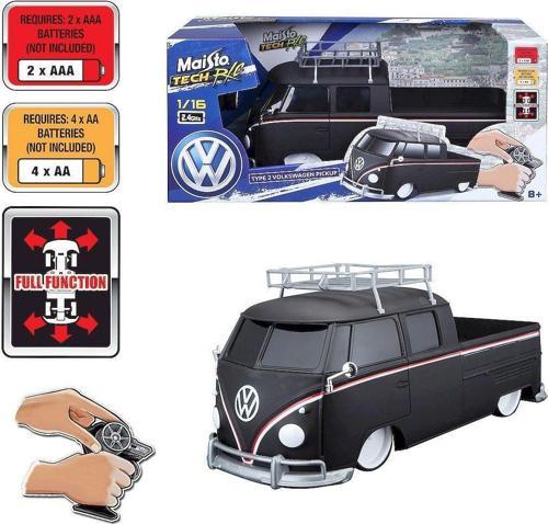 MAY 82707 Kumandalı Type 2 Volkswagen Pick Up 1:16 Kız Erkek Çocuk Oyuncak Eğitici Oyuncaklar