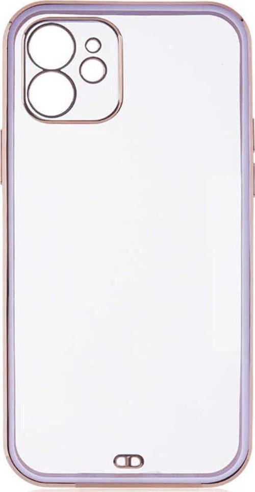 İphone 12 Uyumlu Zore Clear Kılıf-Lila