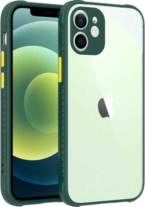İphone 12 Uyumlu  Kaff Kılıf-Koyu Yeşil