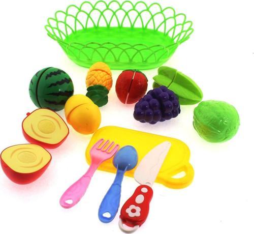 Sepette Kesilebilir Meyveler Kız Erkek Çocuk Oyuncak Eğitici Oyuncaklar