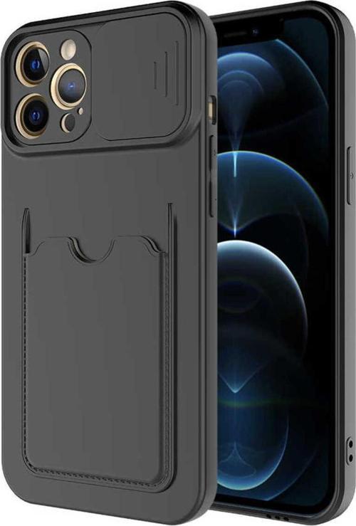 İphone 12 Pro Uyumlu  Kartix Kılıf-Siyah