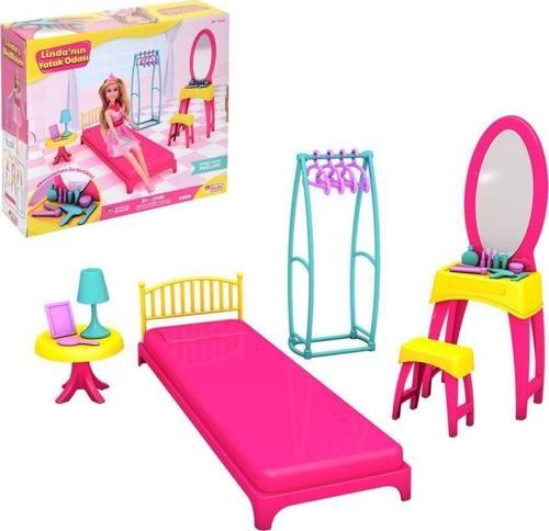 Dede, Linda'nın Yatak Odası Oyun Seti Kız Erkek Çocuk Oyuncak Eğitici Oyuncaklar