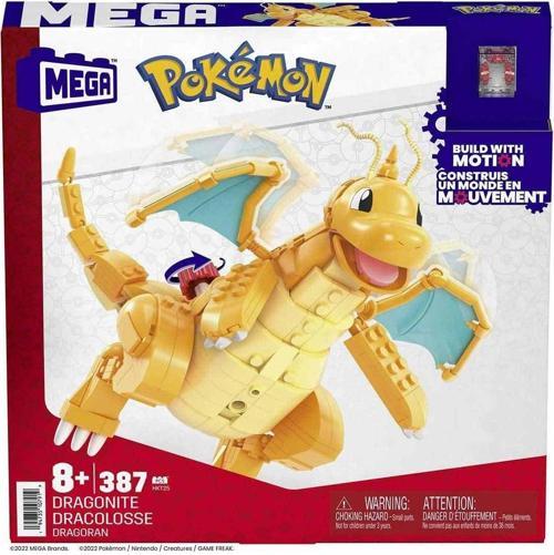 HKT25 MEGA™ Pokémon™ Dragonite 387 parça +8 yaş Kız Erkek Çocuk Oyuncak Eğitici Oyuncaklar
