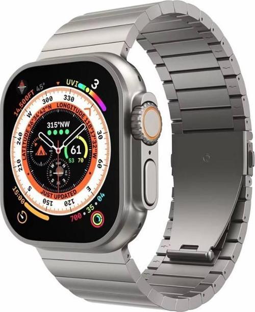 Apple Watch Ultra Titanyum Saat Kordonu 49mm