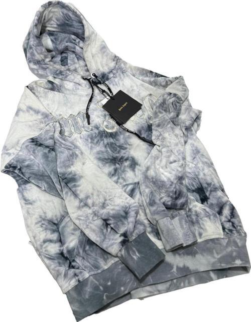 FW20 Tie‑Dye Gothic Logo Hoodie Sweatshirt S Beden
