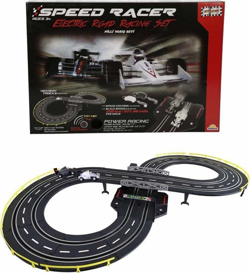 Speed Racer Yarış Seti Kız Erkek Çocuk Oyuncak Eğitici Oyuncaklar
