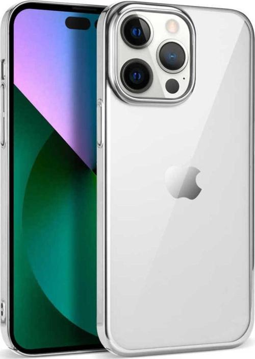 İphone 14 Pro Uyumlu Zore Pixel Kılıf-Gümüş