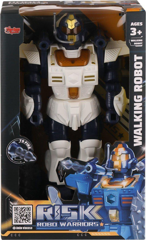 DF-6051 Işıklı ve Müzikli Roket Atan Robot- Vardem Oyuncak Kız Erkek Çocuk Oyuncak Eğitici Oyuncakla