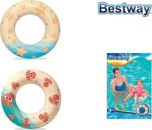 36014 Bestway Desenli Simit 61cm Kız Erkek Çocuk Oyuncak Eğitici Oyuncaklar