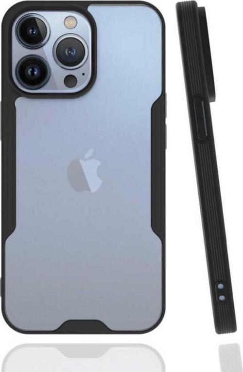 İphone 13 Pro Uyumlu Zore Parfe Kılıf-Siyah