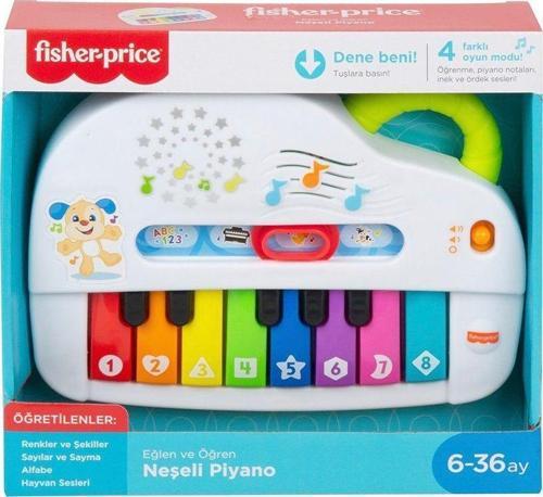 GTW20 Fisher Price® Neşeli Piyano / Türkçe / Eğlen ve Öğren Kız Erkek Çocuk Oyuncak Eğitici Oyuncakl