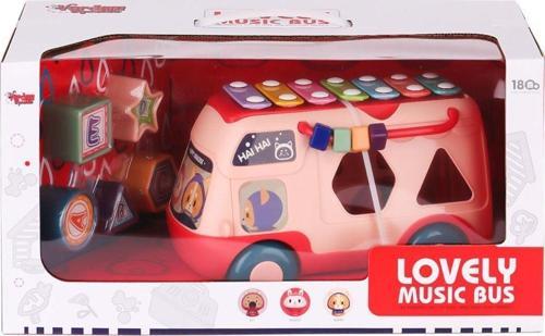 RT980 Eğitici Bultak Işıklı Müzikli Otobüs Kız Erkek Çocuk Oyuncak Eğitici Oyuncaklar