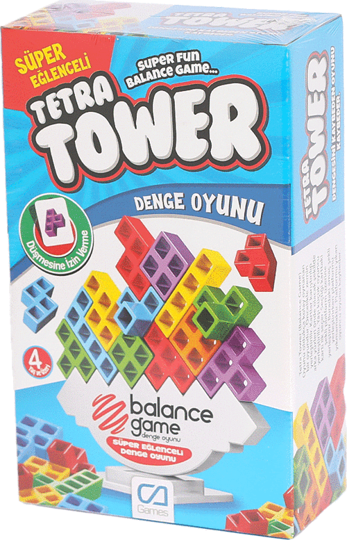 5216 CAPLS-5216 Tetra Tower Denge Oyunu -CA Games Kız Erkek Çocuk Oyuncak Eğitici Oyuncaklar