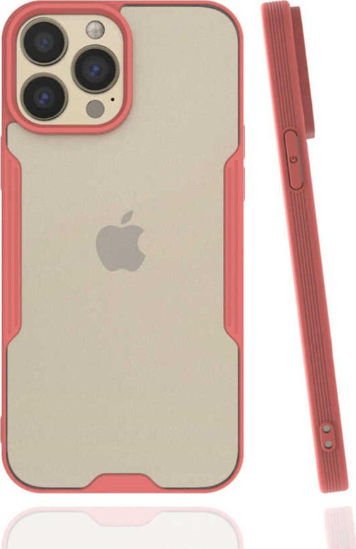 İphone 13 Pro Max Uyumlu Parfe Kılıf-Pembe