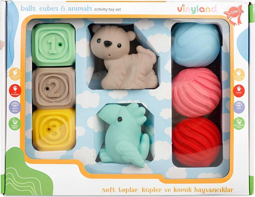Erpa Oyuncak Vinyland 8'li Aktivite Seti Kız Erkek Çocuk Oyuncak Eğitici Oyuncaklar