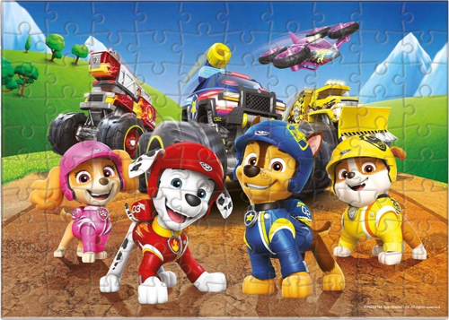 Paw Patrol 100 Parça Puzzle - GVN0019 Kız Erkek Çocuk Oyuncak Eğitici Oyuncaklar