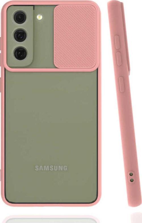 Galaxy S22 Plus Uyumlu Zore Lnsm-İ Kılıf-Pembe Açık