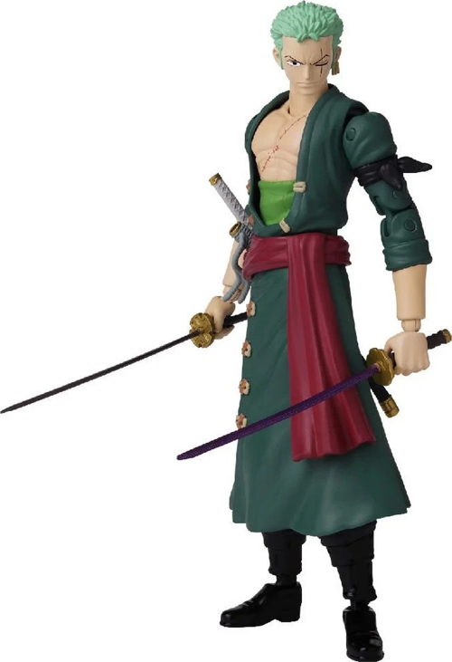 Bandai Zoro Roronoa Poz Verilebilir Figür 36932 Kız Erkek Çocuk Oyuncak Eğitici Oyuncaklar