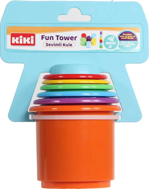 Kiki Sevimli Kule Kız Erkek Çocuk Oyuncak Eğitici Oyuncaklar